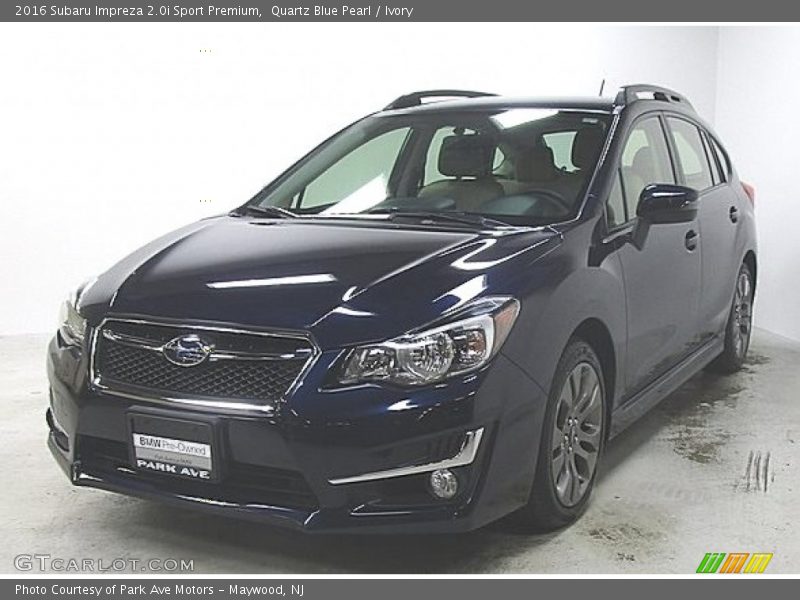 Quartz Blue Pearl / Ivory 2016 Subaru Impreza 2.0i Sport Premium