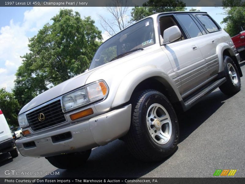 Champagne Pearl / Ivory 1997 Lexus LX 450