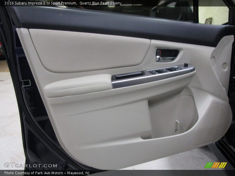 Quartz Blue Pearl / Ivory 2016 Subaru Impreza 2.0i Sport Premium