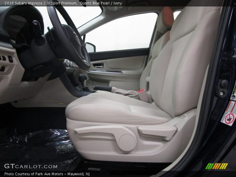 Quartz Blue Pearl / Ivory 2016 Subaru Impreza 2.0i Sport Premium