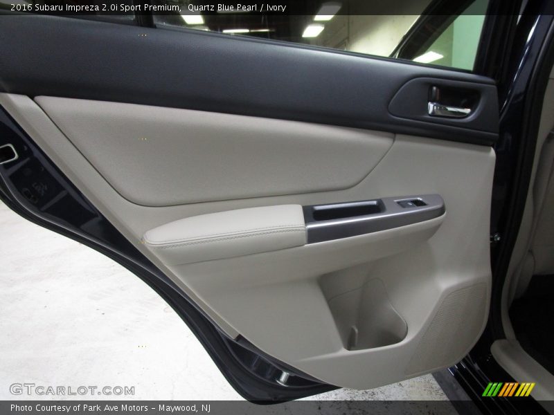 Quartz Blue Pearl / Ivory 2016 Subaru Impreza 2.0i Sport Premium