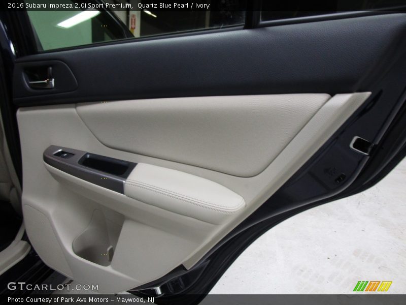Quartz Blue Pearl / Ivory 2016 Subaru Impreza 2.0i Sport Premium