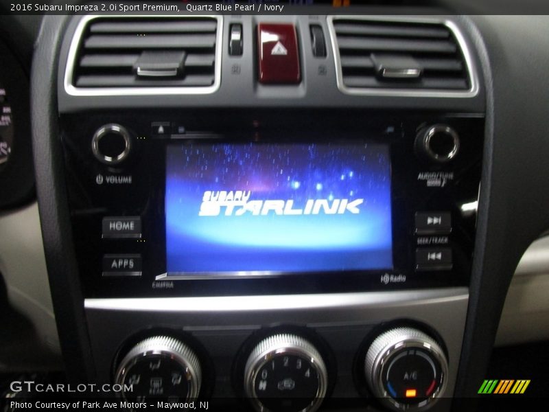 Quartz Blue Pearl / Ivory 2016 Subaru Impreza 2.0i Sport Premium