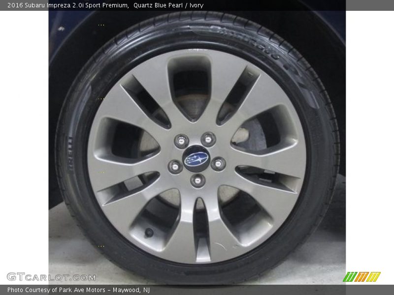 Quartz Blue Pearl / Ivory 2016 Subaru Impreza 2.0i Sport Premium