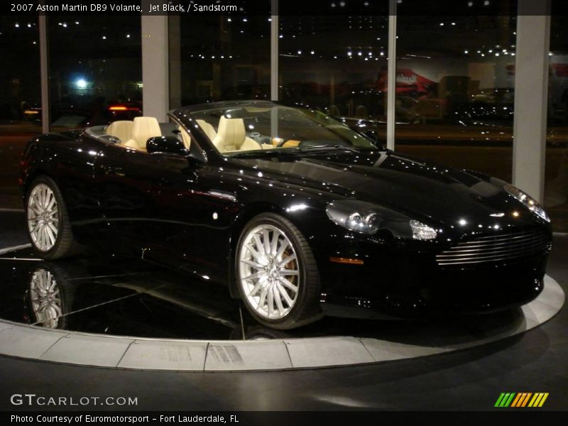 Jet Black / Sandstorm 2007 Aston Martin DB9 Volante