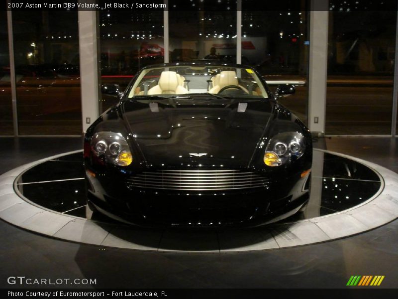 Jet Black / Sandstorm 2007 Aston Martin DB9 Volante