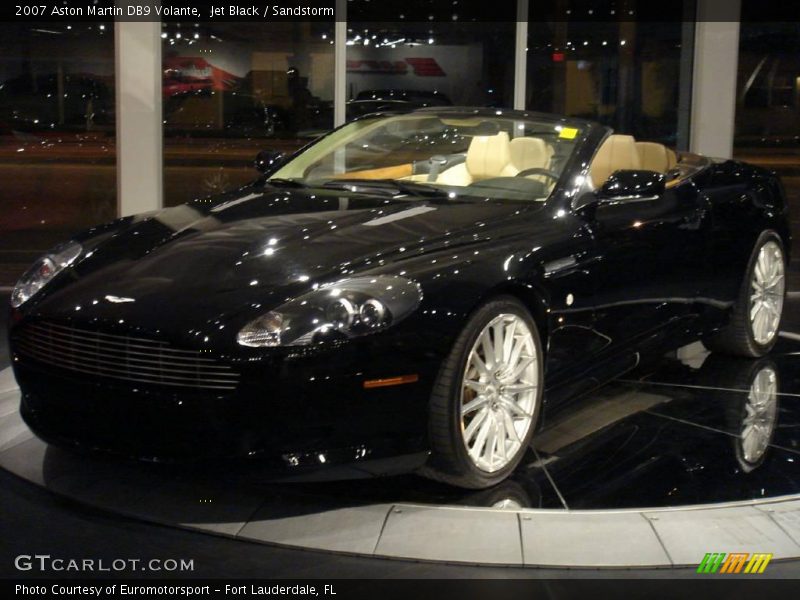 Jet Black / Sandstorm 2007 Aston Martin DB9 Volante