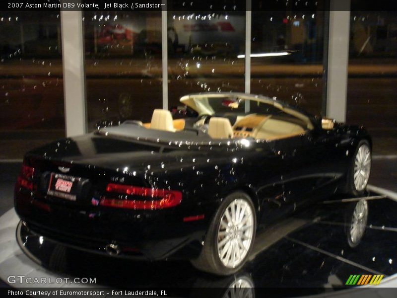 Jet Black / Sandstorm 2007 Aston Martin DB9 Volante