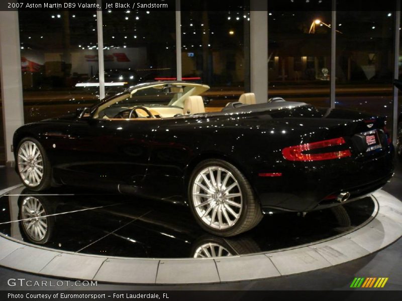 Jet Black / Sandstorm 2007 Aston Martin DB9 Volante
