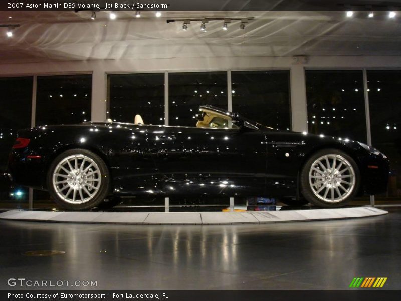 Jet Black / Sandstorm 2007 Aston Martin DB9 Volante
