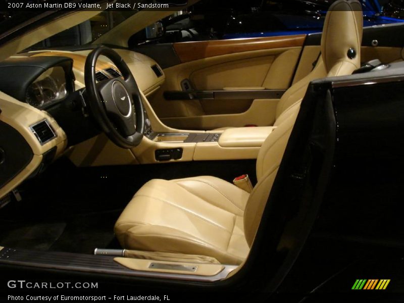 Jet Black / Sandstorm 2007 Aston Martin DB9 Volante