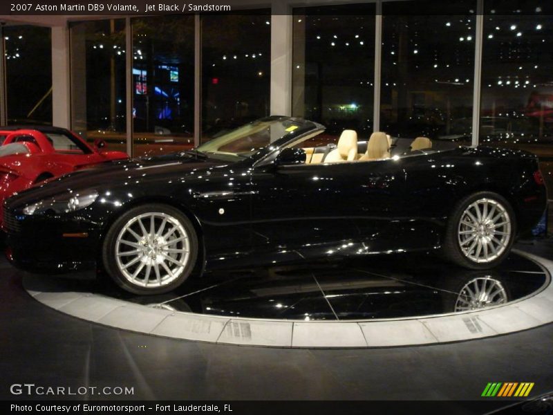 Jet Black / Sandstorm 2007 Aston Martin DB9 Volante
