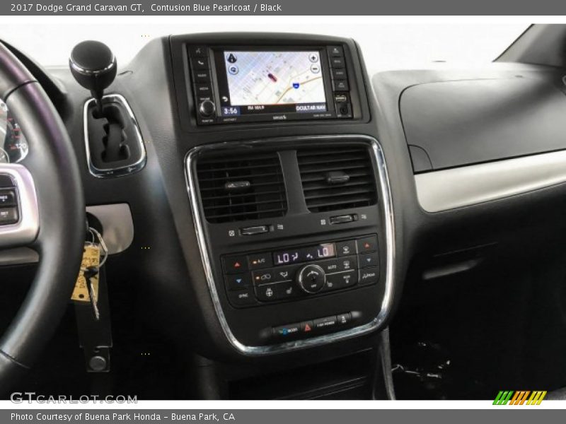 Contusion Blue Pearlcoat / Black 2017 Dodge Grand Caravan GT