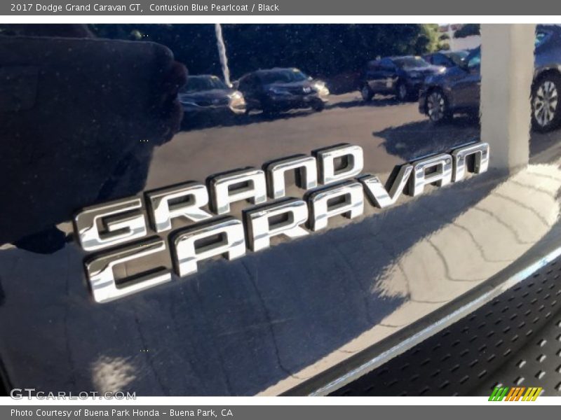 Contusion Blue Pearlcoat / Black 2017 Dodge Grand Caravan GT
