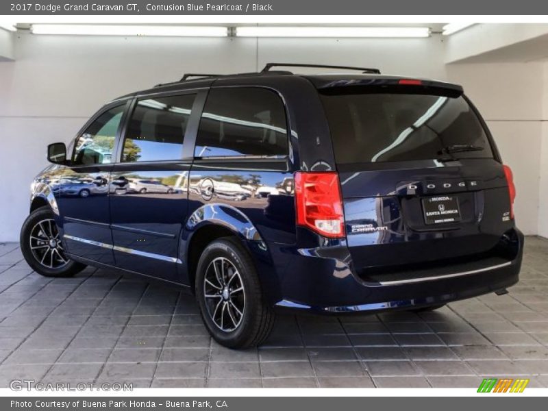 Contusion Blue Pearlcoat / Black 2017 Dodge Grand Caravan GT