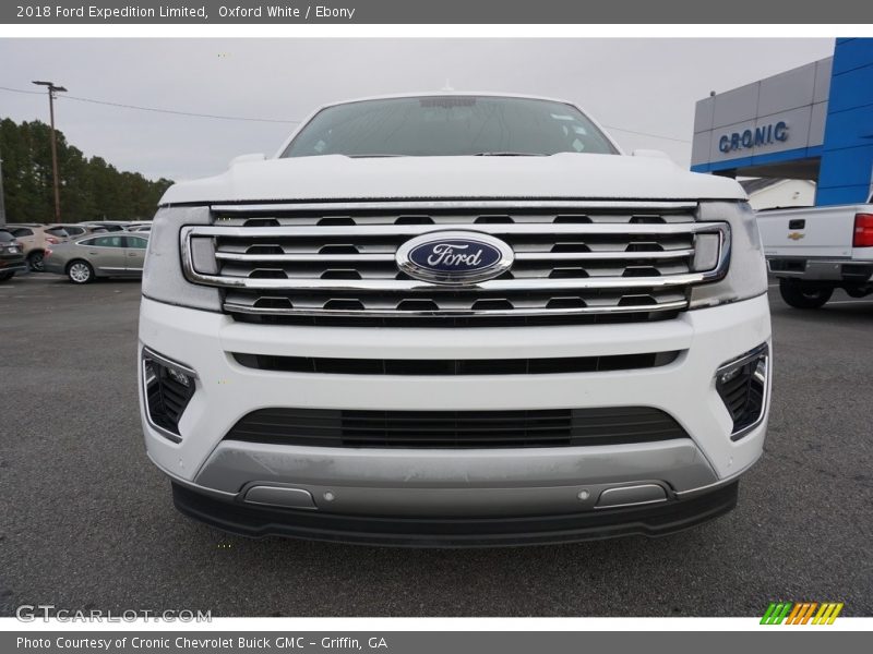 Oxford White / Ebony 2018 Ford Expedition Limited