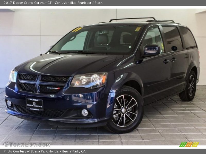 Contusion Blue Pearlcoat / Black 2017 Dodge Grand Caravan GT