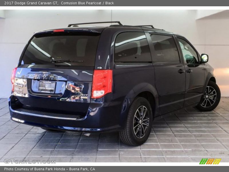 Contusion Blue Pearlcoat / Black 2017 Dodge Grand Caravan GT