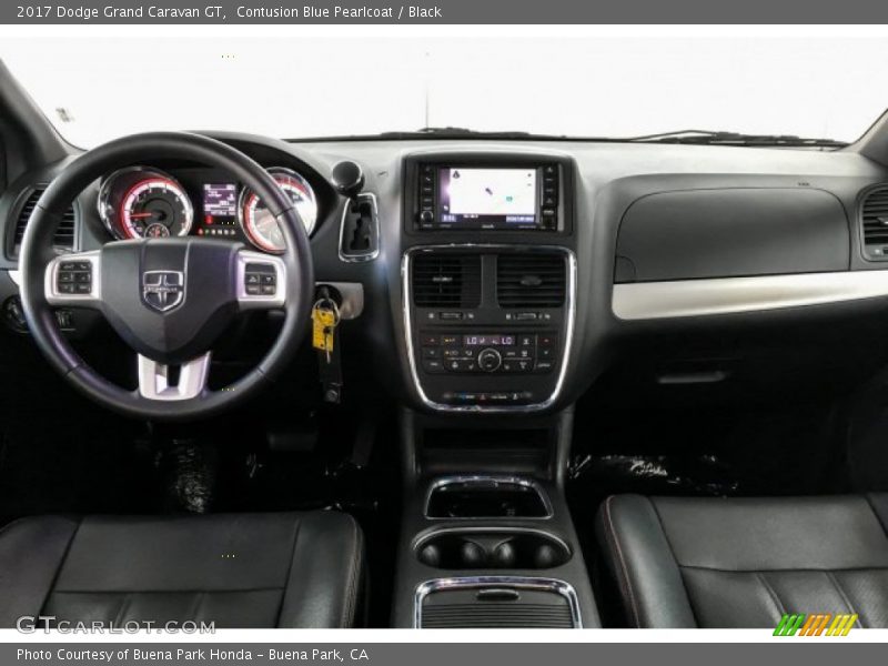 Contusion Blue Pearlcoat / Black 2017 Dodge Grand Caravan GT
