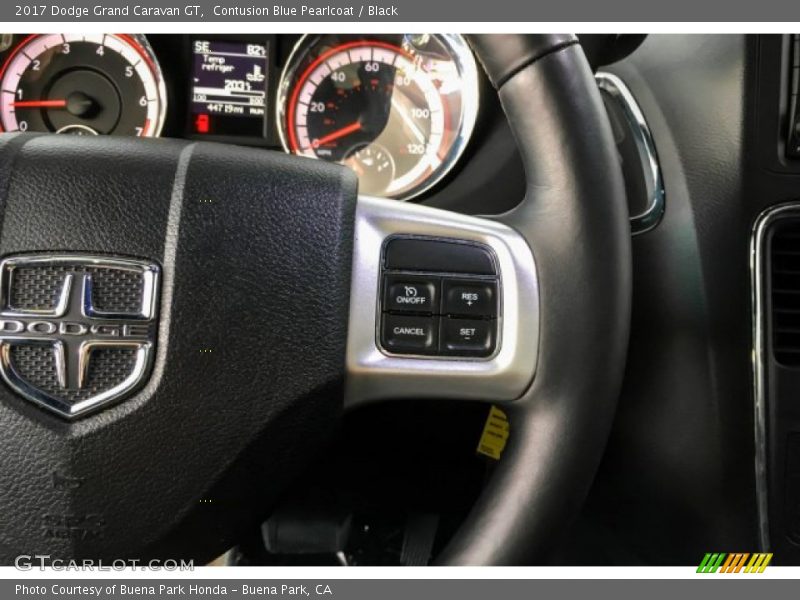Contusion Blue Pearlcoat / Black 2017 Dodge Grand Caravan GT