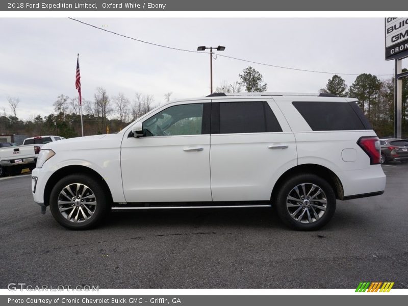 Oxford White / Ebony 2018 Ford Expedition Limited