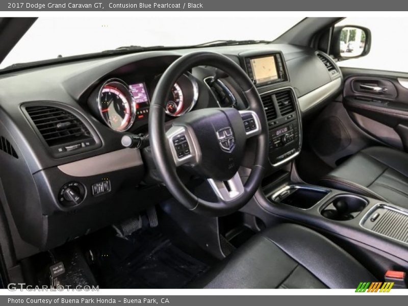 Contusion Blue Pearlcoat / Black 2017 Dodge Grand Caravan GT