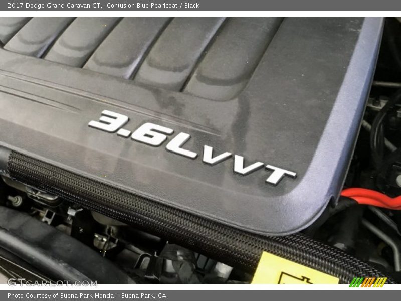 Contusion Blue Pearlcoat / Black 2017 Dodge Grand Caravan GT
