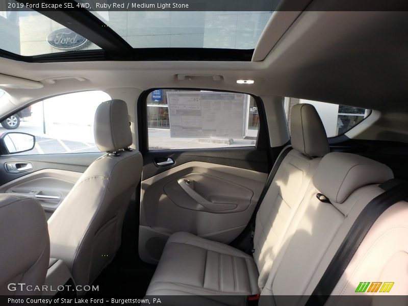 Ruby Red / Medium Light Stone 2019 Ford Escape SEL 4WD