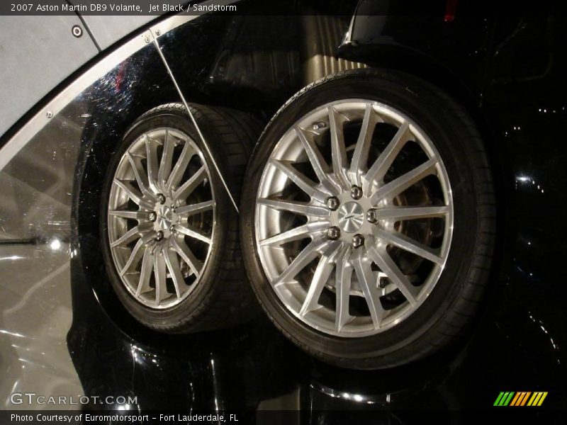 Jet Black / Sandstorm 2007 Aston Martin DB9 Volante