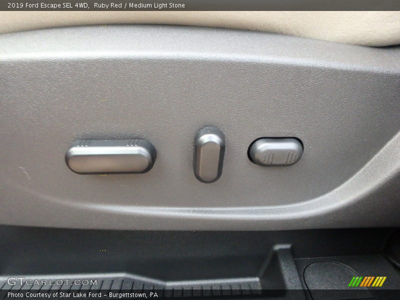 Ruby Red / Medium Light Stone 2019 Ford Escape SEL 4WD