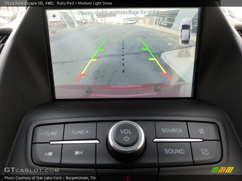 Ruby Red / Medium Light Stone 2019 Ford Escape SEL 4WD