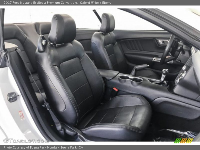 Oxford White / Ebony 2017 Ford Mustang EcoBoost Premium Convertible