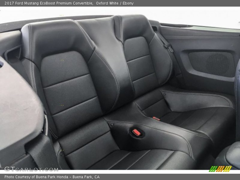 Oxford White / Ebony 2017 Ford Mustang EcoBoost Premium Convertible