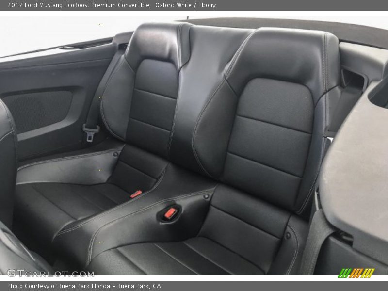 Oxford White / Ebony 2017 Ford Mustang EcoBoost Premium Convertible