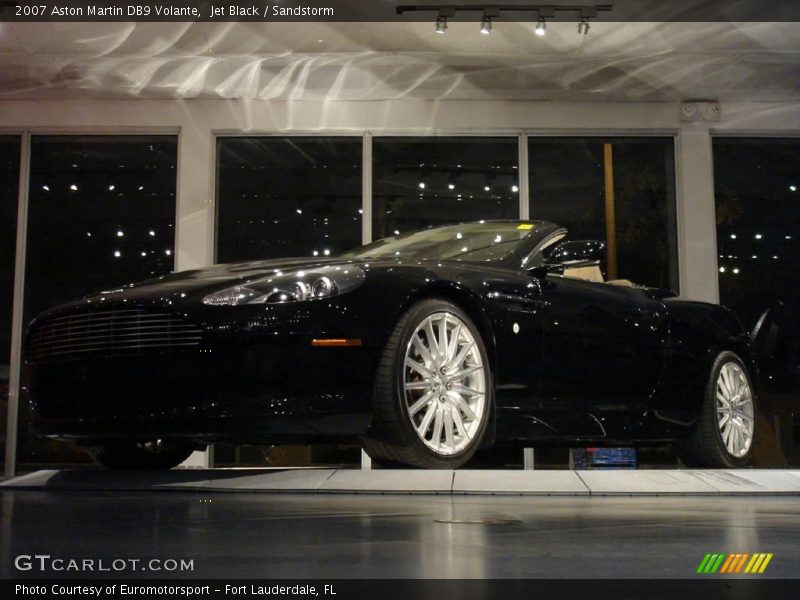 Jet Black / Sandstorm 2007 Aston Martin DB9 Volante