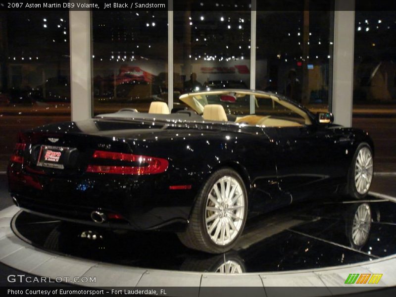 Jet Black / Sandstorm 2007 Aston Martin DB9 Volante