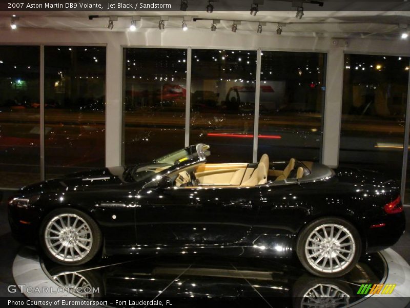 Jet Black / Sandstorm 2007 Aston Martin DB9 Volante