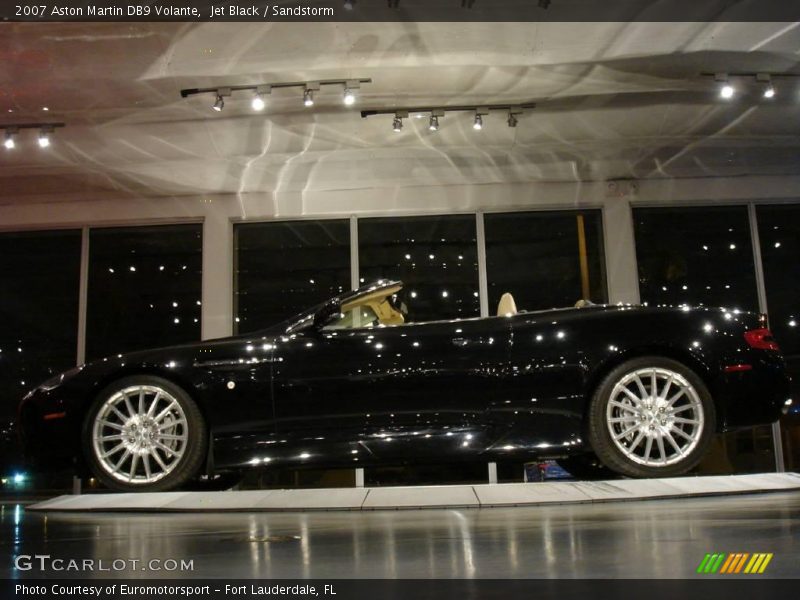 Jet Black / Sandstorm 2007 Aston Martin DB9 Volante