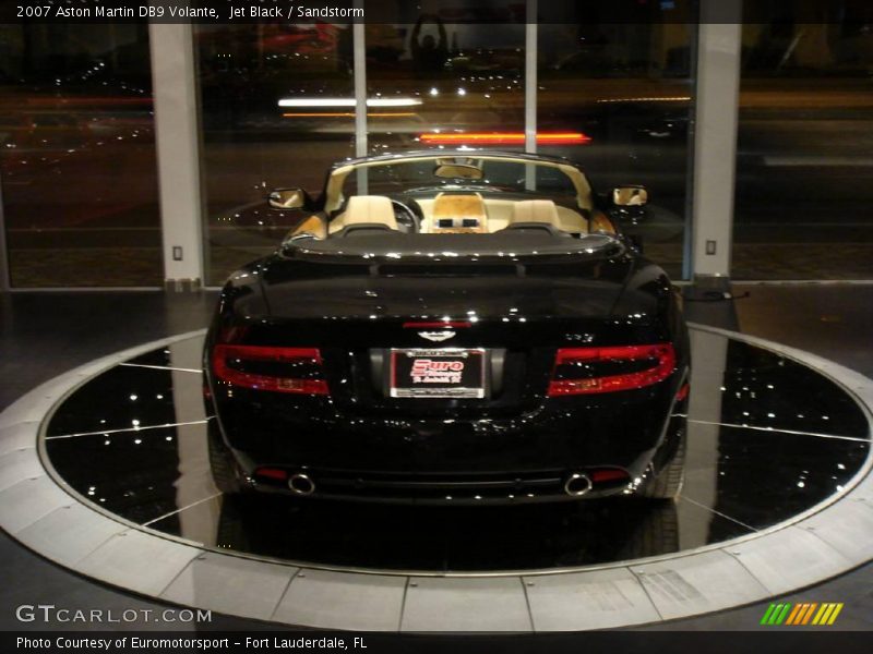 Jet Black / Sandstorm 2007 Aston Martin DB9 Volante