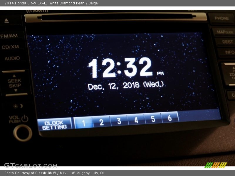 White Diamond Pearl / Beige 2014 Honda CR-V EX-L