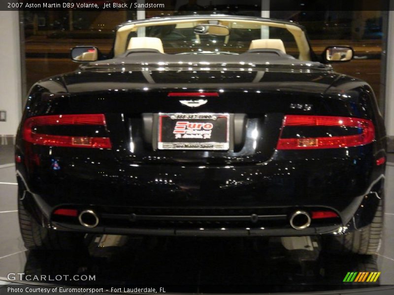 Jet Black / Sandstorm 2007 Aston Martin DB9 Volante