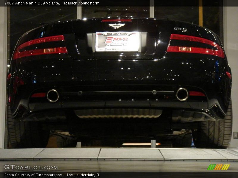 Jet Black / Sandstorm 2007 Aston Martin DB9 Volante