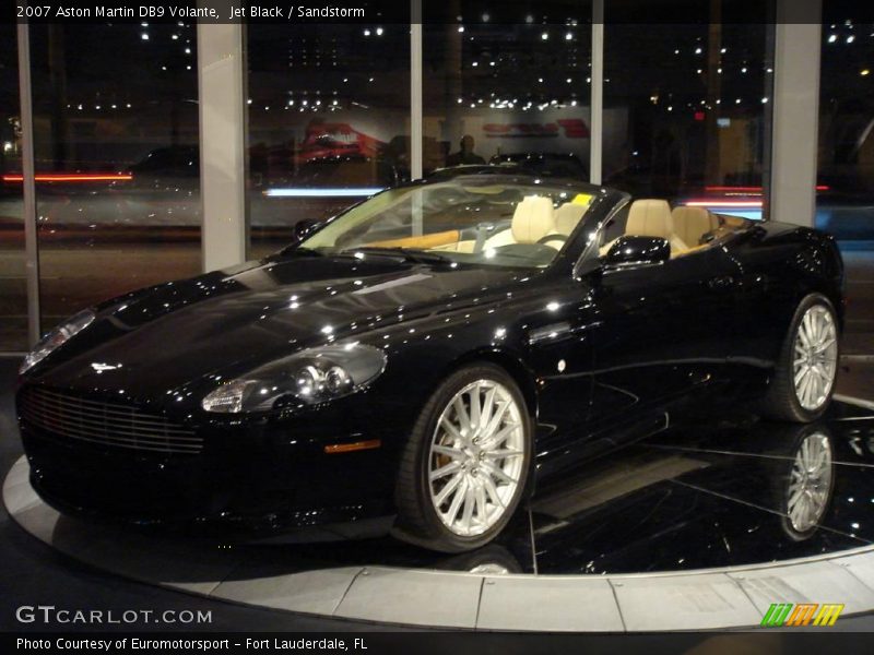 Jet Black / Sandstorm 2007 Aston Martin DB9 Volante