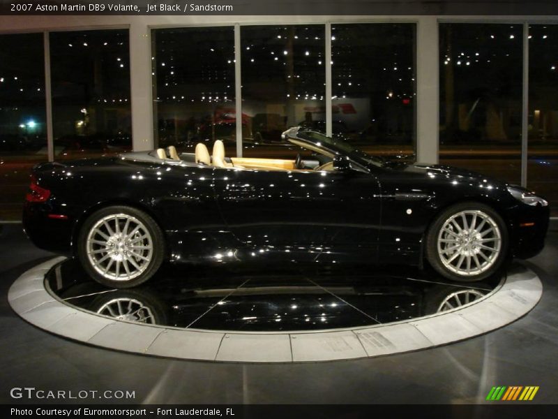 Jet Black / Sandstorm 2007 Aston Martin DB9 Volante