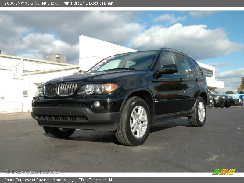 Jet Black / Truffle Brown Dakota Leather 2006 BMW X5 3.0i
