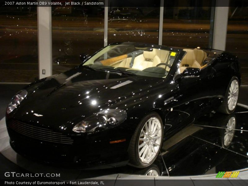Jet Black / Sandstorm 2007 Aston Martin DB9 Volante