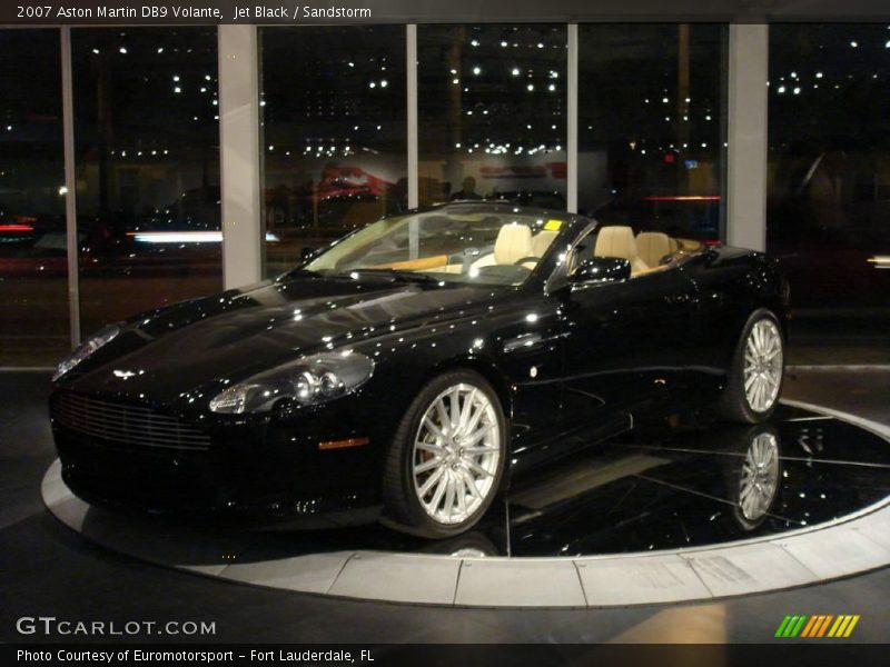 Jet Black / Sandstorm 2007 Aston Martin DB9 Volante