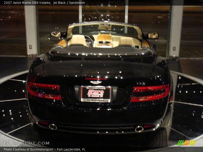 Jet Black / Sandstorm 2007 Aston Martin DB9 Volante