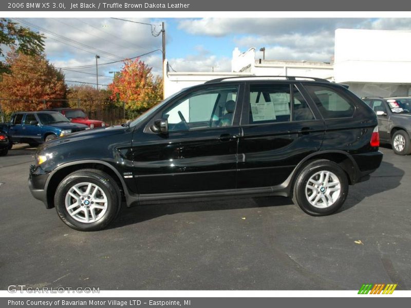 Jet Black / Truffle Brown Dakota Leather 2006 BMW X5 3.0i