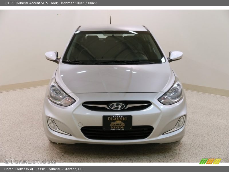 Ironman Silver / Black 2012 Hyundai Accent SE 5 Door